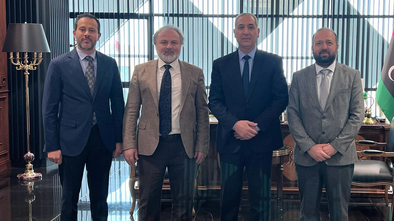 Libya Büyükelçisi Sn. Mustafa E. M. ELGELAİB heyetimizi kabul etti.